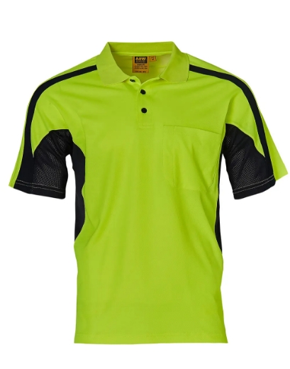 Picture of Winning Spirit, Unisex TrueDry S/S Safety Polo